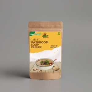SuperFeast Instant Garlic Mushroom Soup Premix 200g | Ready To Cook Instant Soup |100% Natural | No MSG | Gluten-free