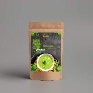 SuperFeast Instant Garlic Spinach Super Soup Premix 200g | Ready To Cook Instant Soup |100% Natural | No MSG | Gluten-free